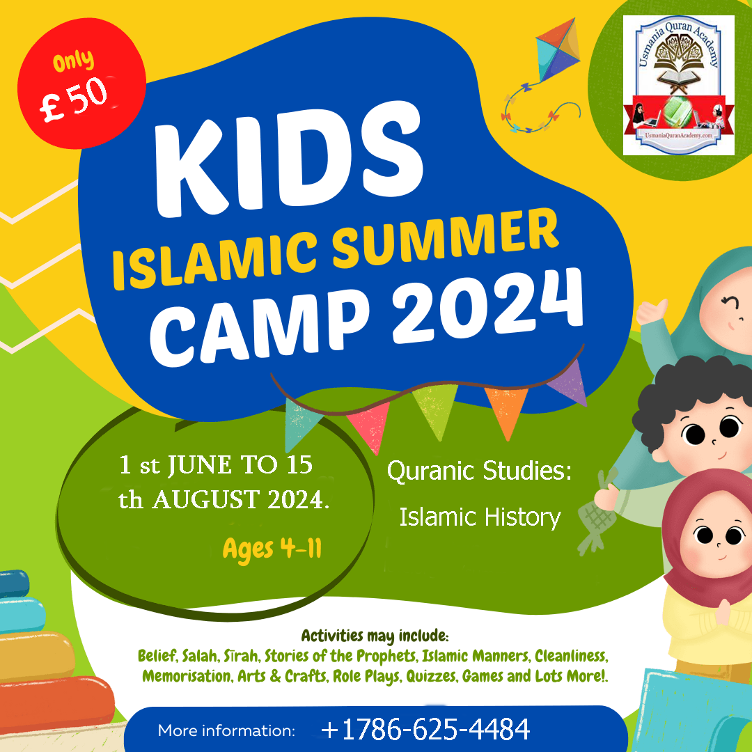 ONLINE ISLAMIC SUMMER CAMP FOR KIDS